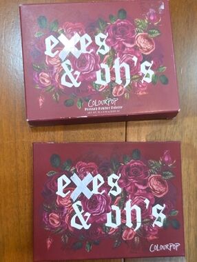 ColourPop Exes & Oh's Rose Red Eyeshadow Palette - Deep Red Shades